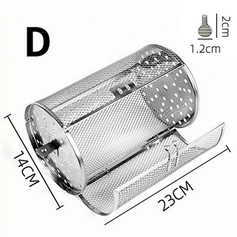 Zhongnuo horno eléctrico accesorios universales cocina horneado freidora tuerca bandeja de hornear de acero inoxidable giratorio para hornear jaula