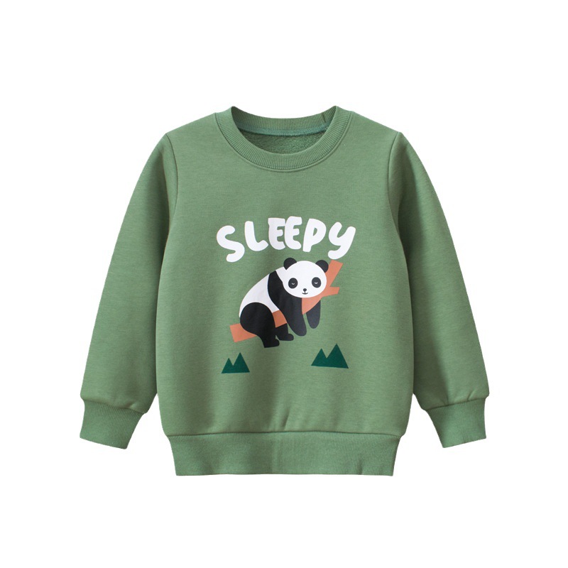 Ropa para niños suéter forrado de lana nuevos niños Otoño e Invierno estilo coreano ropa de bebé polar Top entrega de una sola pieza