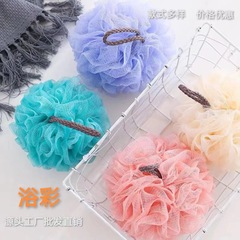 20グラムの新商品の多彩な入浴ボールのメーカーの直接販売の大きいサイズのかわいい超柔らかい泡立ての超豊富な入浴タオル