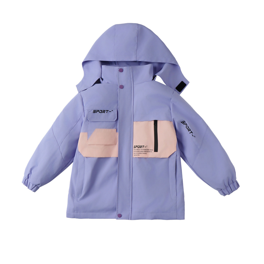 Nuevos trajes de esquí para niños, niños y niñas gruesos y cálidos DuPont tres armadillos de asalto para estudiantes de escuela primaria tres piezas image 10