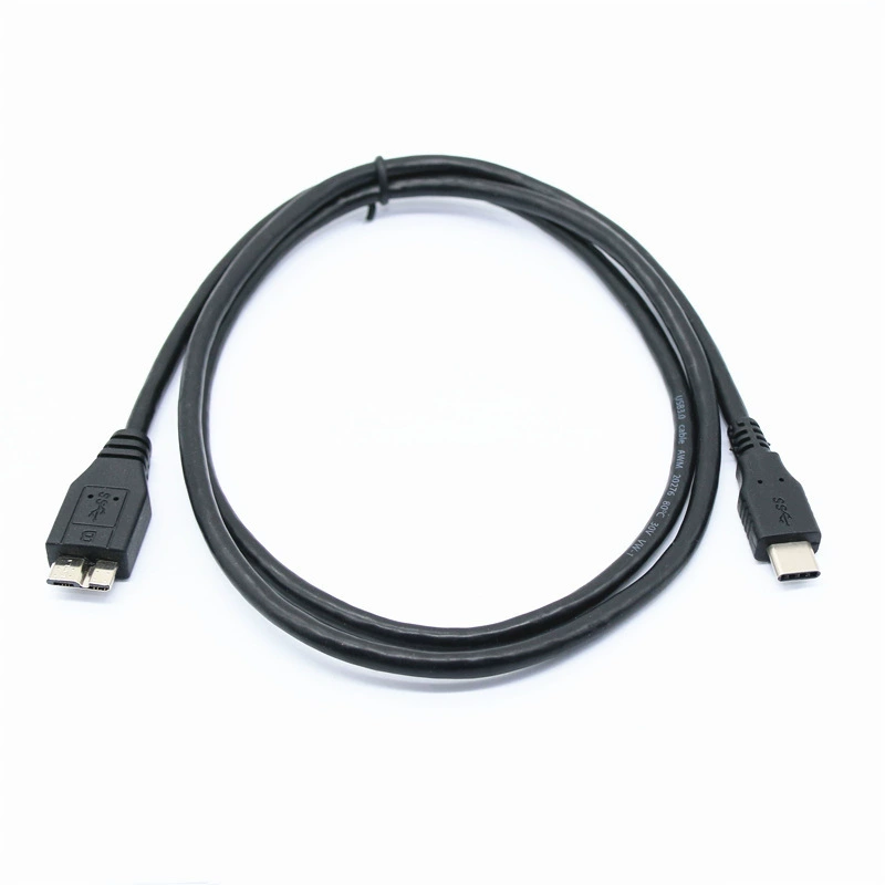 Кабель Type C к Micro USB для мобильного жесткого диска, подходит для компьютерного OTG, кабель на Type-C