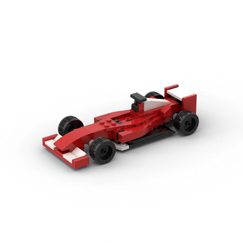Compatible with LEGO Formula 1 Racing MOC Ferrari F2004 Boys Splash Block sports car Model Gift Compatible with LEGO Formula 1 Racing MOC Ferrari F2004 Boys Splash Block sports car Model Gift