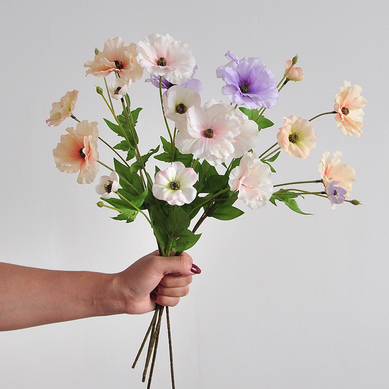 Artificial flowers for home use, realistic art decoration 4