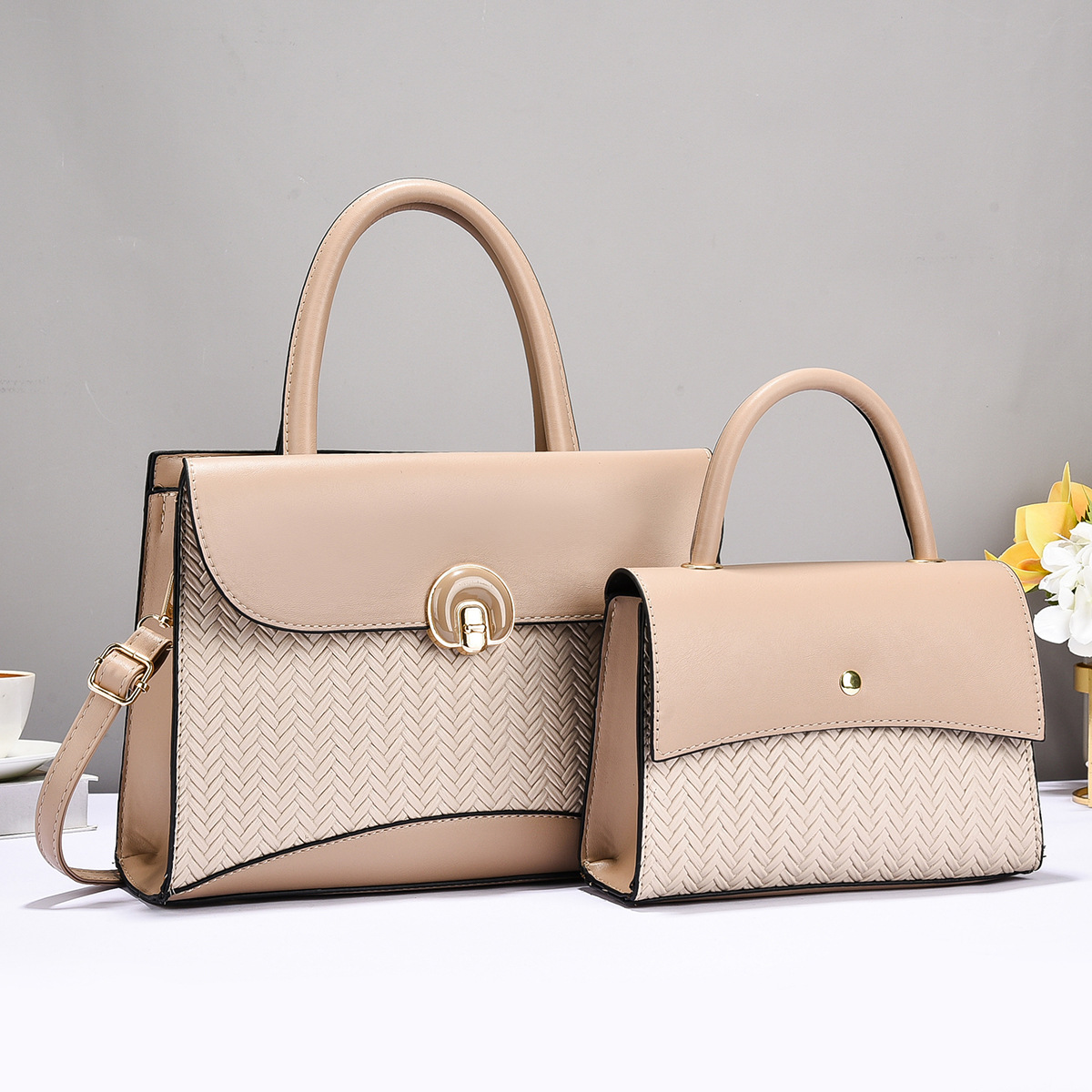 Temperamento versátil nuevo bolso coreano de moda mujer hermoso bolso de hombro bolso de mujer bolso de mujer bolso grande
