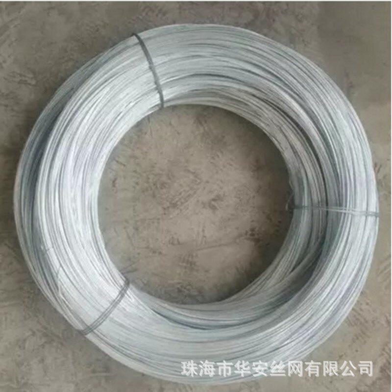 热镀锌银色粗铁丝 防锈钢筋绑扎丝 工地建筑软扎带捆扎广东厂家12