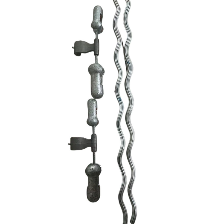 Henglixing наземная проволока антивибрационный молоток проволока из алюминиевого сплава антивибрационный молоток высокого давления защитный золотой симметричный