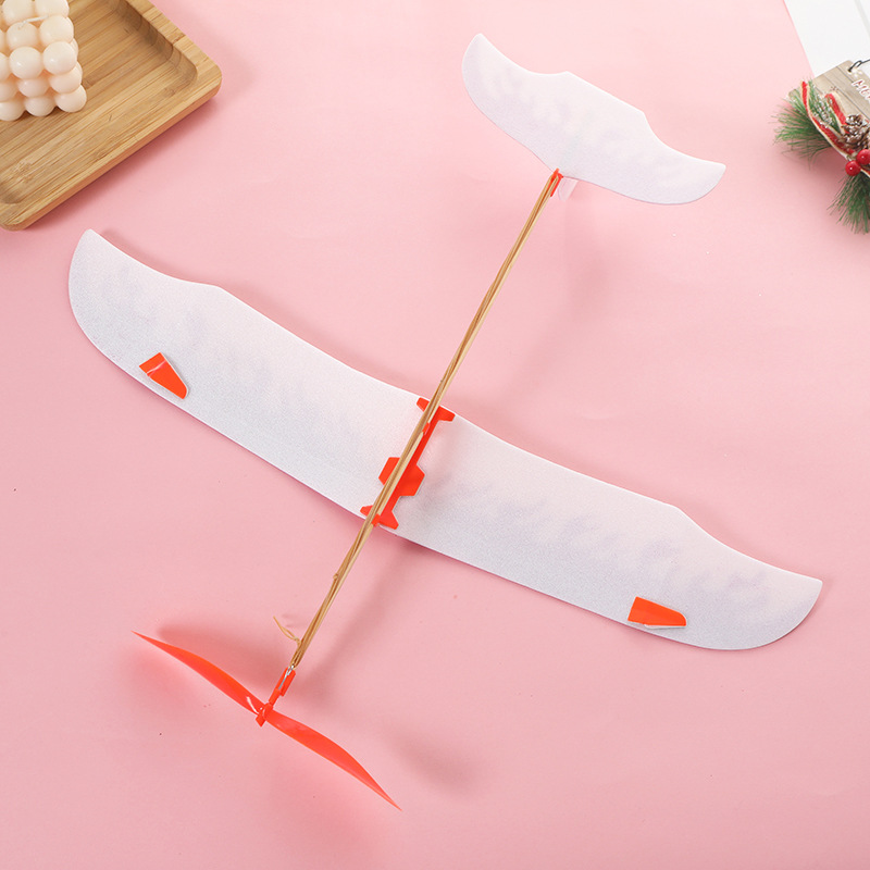 Directo de fábrica banda de goma modelo de avión de potencia ala única Thor mano lanzando espuma planeador modelo de avión competencia al por mayor