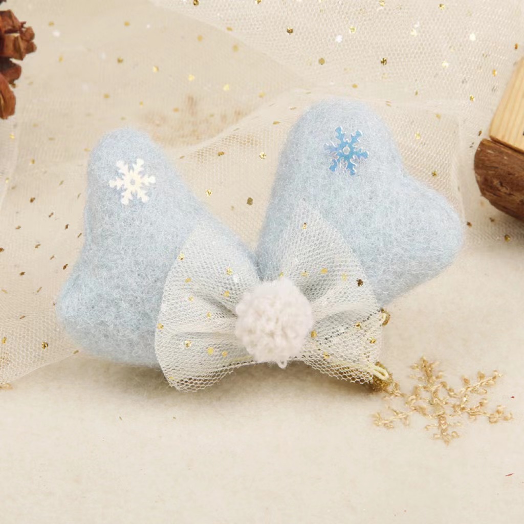 Nueva Navidad decoraciones fieltro arco horquilla Navidad Festival adultos niños Fotografía accesorios para el cabello tocado