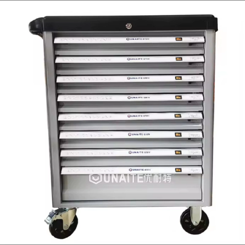 Набор инструментов для ремонта автомобилей Unite, 409 предметов, с 8-слойной тележкой для инструментов, рабочая станция для автомеханика, пожизненная гарантия