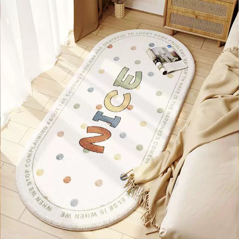 꿈같은 다채로운 생각 - 타원형 도트 셰르파 바닥