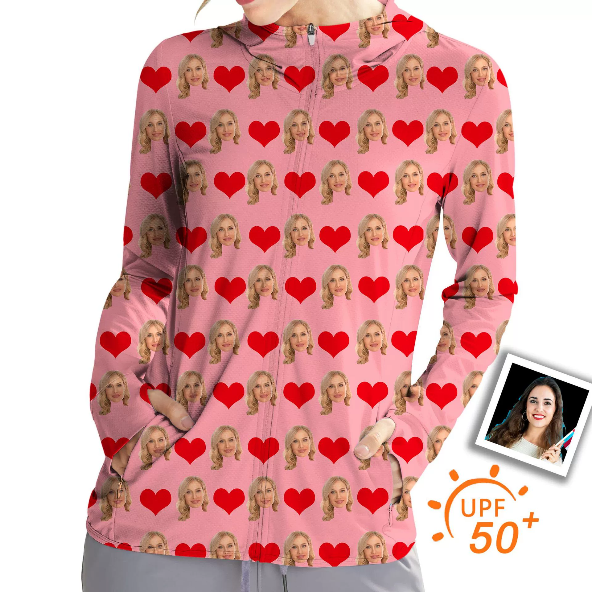 Polo солнцезащитный крем с капюшоном для женщин солнцезащитный крем для лица заменить custom face photo