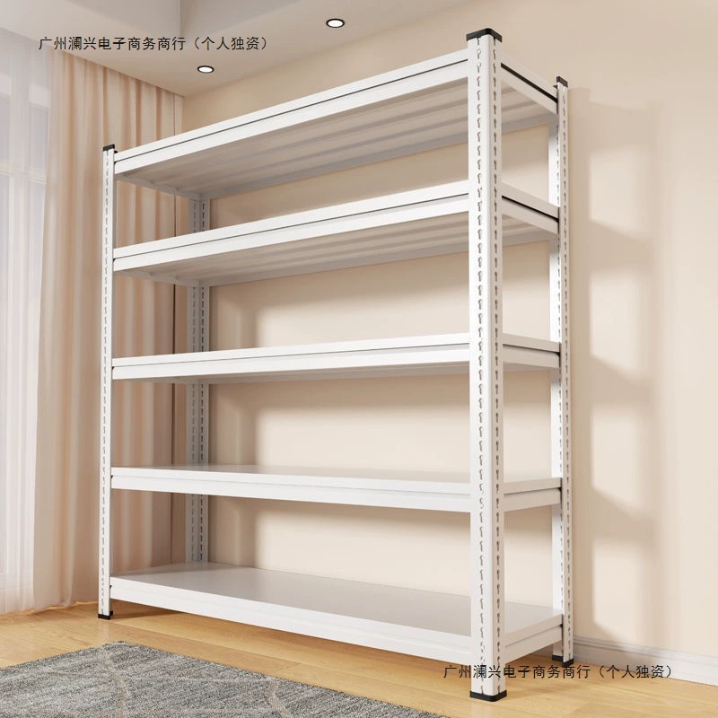 Многоярусная бытовая стеллажная система для дома, склада, балкона, склада, супермаркета, усиленная с толстыми пряжками, напольная.
