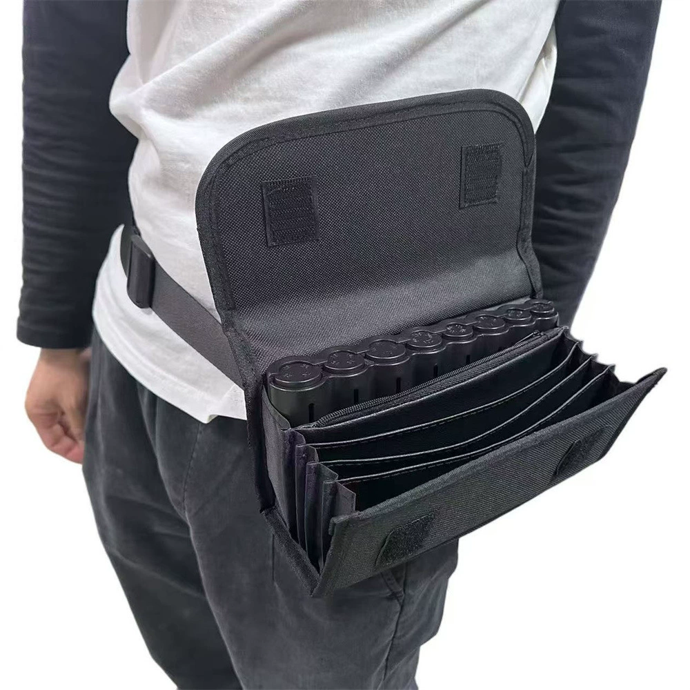 Портативная евро-сумка для хранения монет, горизонтальная подвесная поясная сумка для банкнот ЕС, трубка для монет, разделитель для монет, банка для хранения монет, кошелек