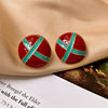 Retro earrings, advanced fashionable accessory, high-quality style, wholesale