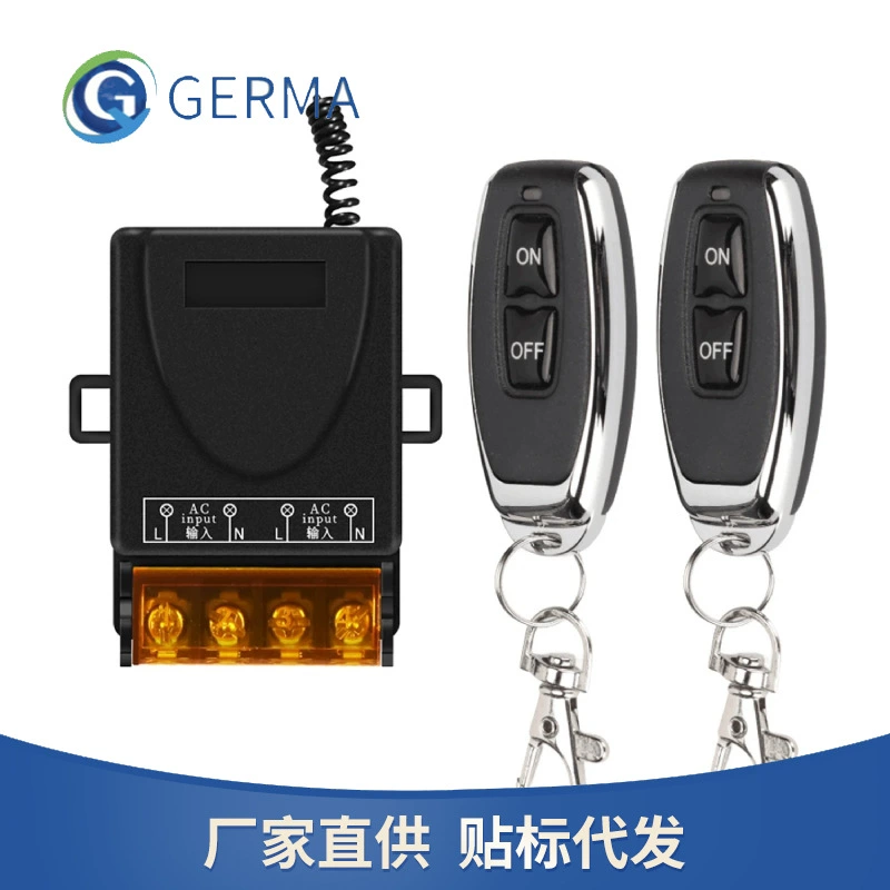 220 В мощный беспроводной пульт дистанционного управления Переключатель Дистанционного Управления Водяной насос двигатель водяной насос Беспроводной приемный переключатель