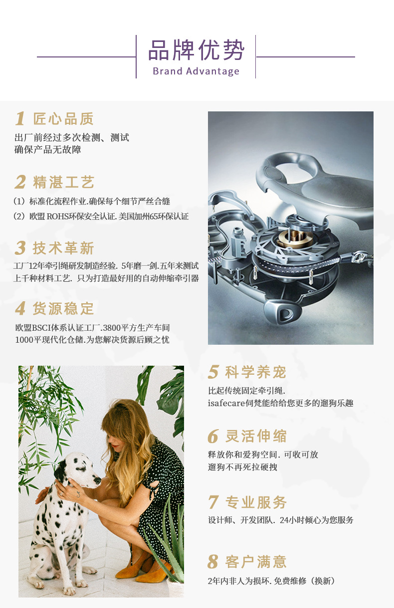 3米黑色织带格子牵狗器科派详情页_02