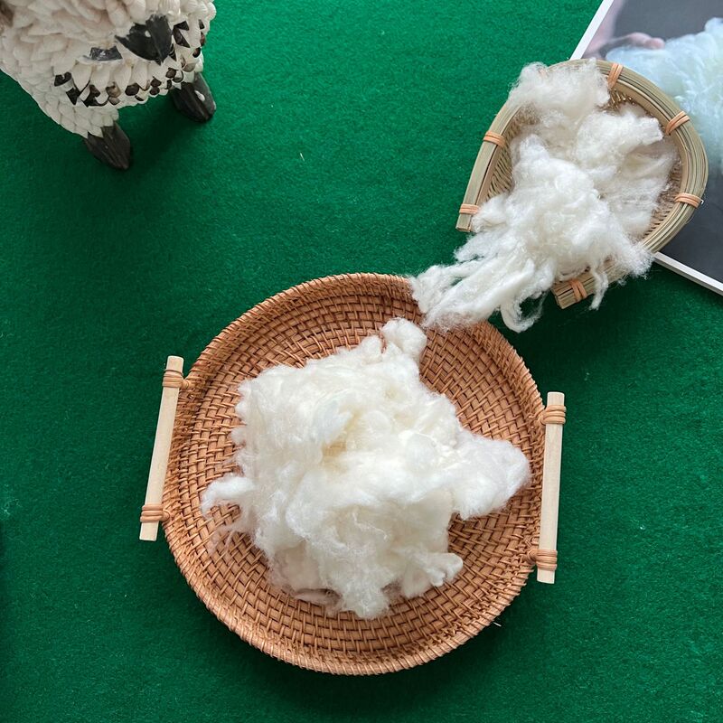 Factory wholesale wool degreased british wool filling wool clean no odor wool raw material