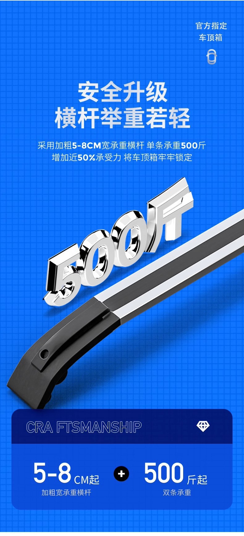 Car Roof Luggage Box Suv Sedan Business Car Mpv Universal Roof Box Off-Road Vehicle Roof Box Large Capacity