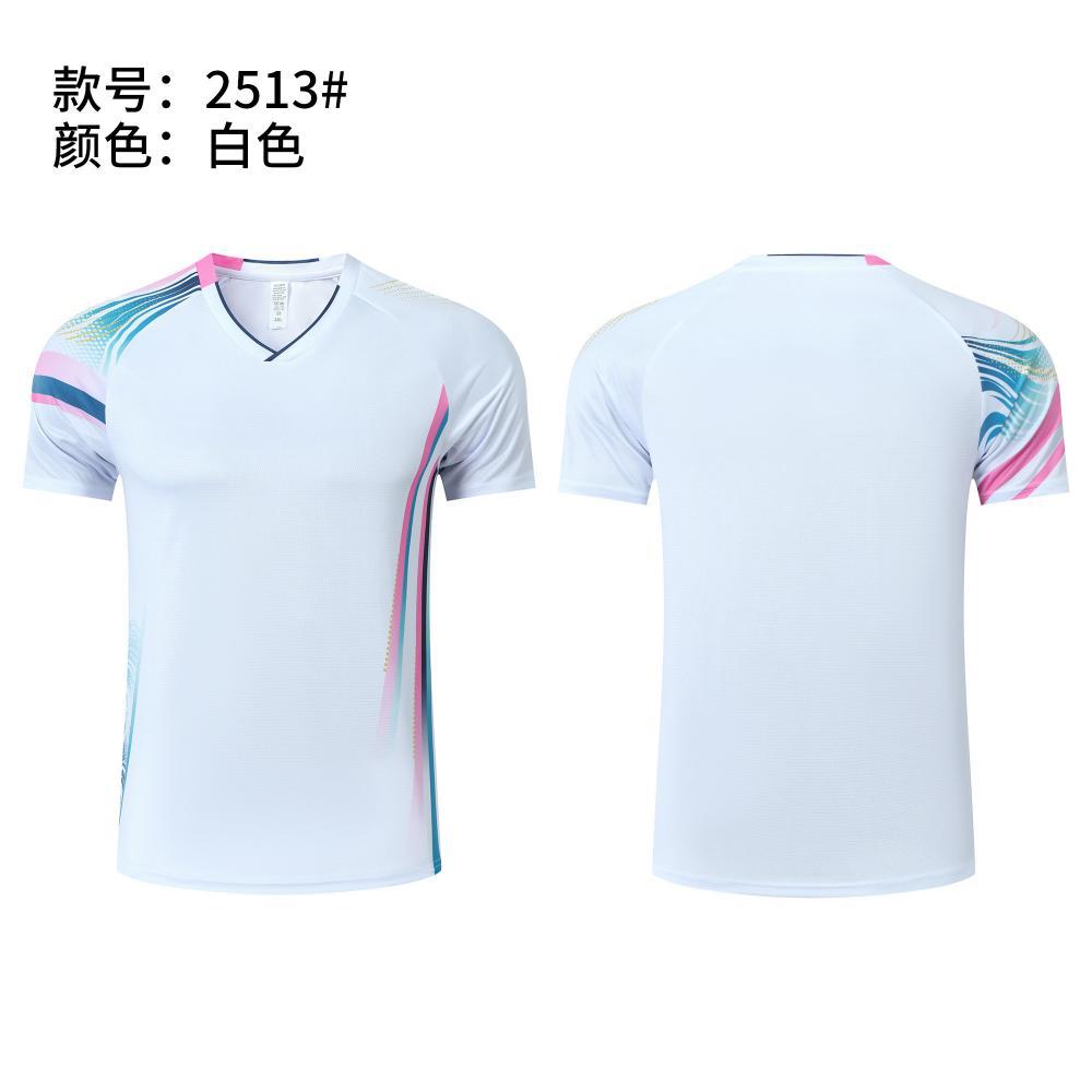 Nuevo traje de bádminton, camisa de manga corta, voleibol, tenis de mesa, ropa deportiva, ropa de entrenamiento para mujeres, ropa de entrenamiento para adultos