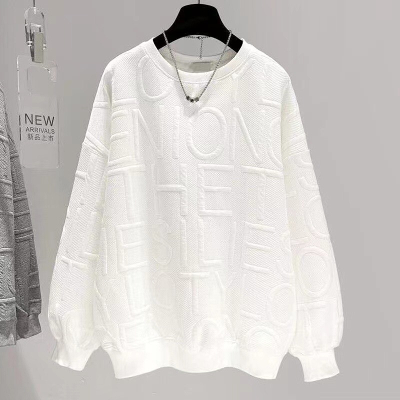 Autumn 2026 New Korean Style Sweatshirt, Loose Spring and Autumn Thin Top, Long-Sleeve Jacket for Women, Trendy Autumn 2026 New Korean Style Sweatshirt, Loose Spring and Autumn Thin Top, Long-Sleeve Jacket for Women, Trendy