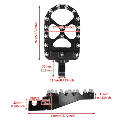 Motorcycle pedals | Pedals Cnc Aluminum Alloy