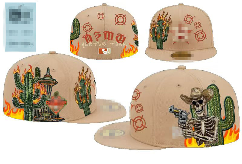 新款高品质棒球帽字母刺绣嘻哈帽尺寸帽时尚帽子Fitted cap Q-5|undefined