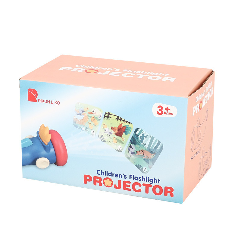 Paquete pequeño transfronterizo para niños linterna de proyección diapositiva máquina de historia juguete bebé educación temprana narración cognitiva