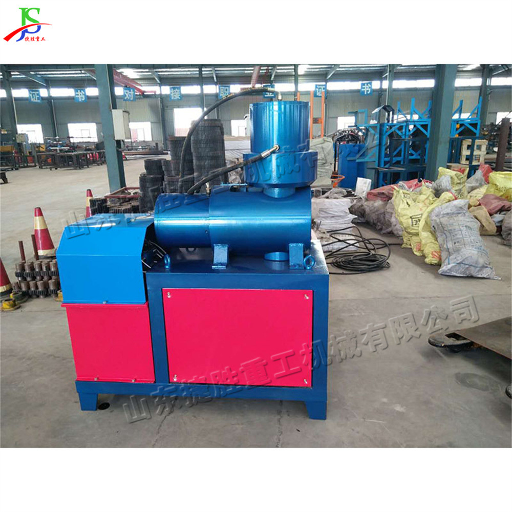 Máquina hidráulica de doble cilindro de refuerzo de refuerzo completamente automática máquina de refuerzo de refuerzo de tornillo recto engrosado engrosado equipo de fabricación