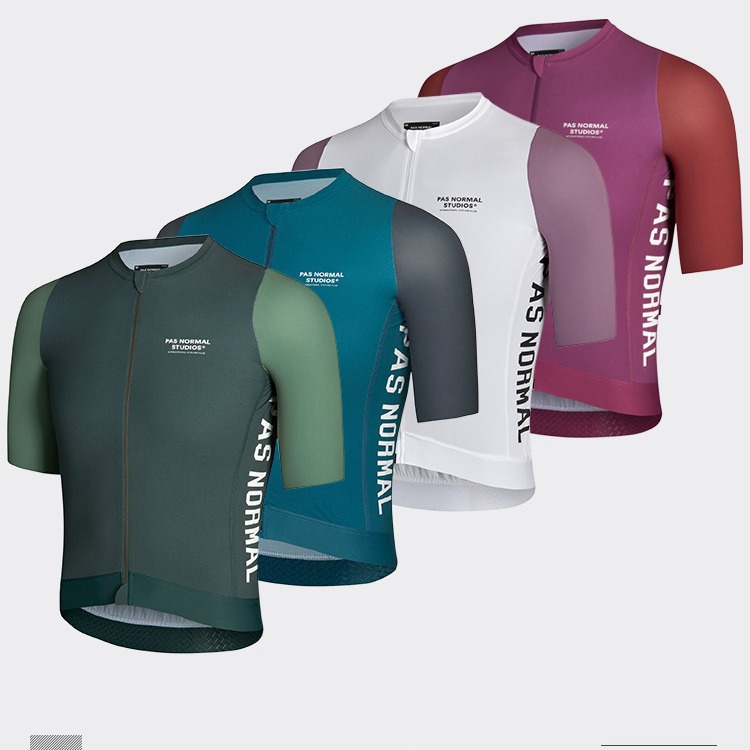 2024Pas Men's and Women's Competitive Breathable Quick-Drying Cycling Jersey Road Bike Short Top Sun Protection Bicycle