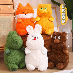 Genuine Popova Doll Staring Cat Doll Green Dinosaur Piglet Lazy White Rabbit Little Fox Plush Toy