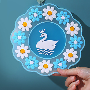 New heat insulation mat kitchen household PVC mat placemat high temperature resistant coaster Oil Bowl mat desktop non-slip anti-scald mat