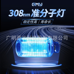 Factory Direct Sales 308Nm Accurate Molecular Lamp Chloride Xenon Household Ultraviolet Phototherapy Instrument Light Source
