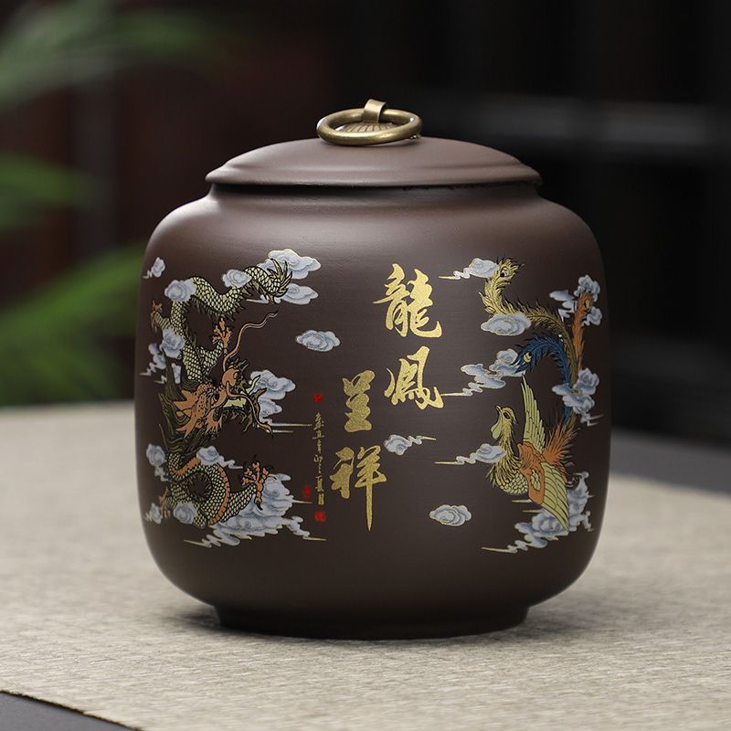 흑소상서로운 파스텔용과 봉황 (약 200g)