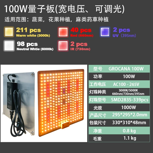 100W wide voltage voltage can be dimmed