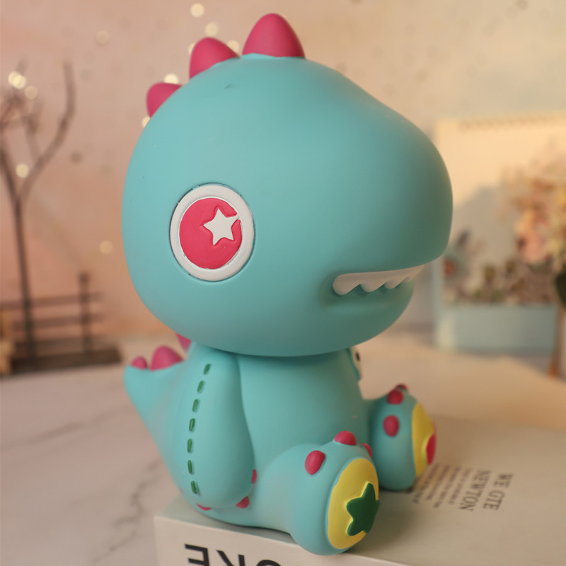 Dibujos animados lindo mascota dragón año Piggy Bank resistente a la caída resistente a los golpes Caja de Ahorro regalo decoración de escritorio muñeca