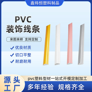Xinweiheng plastic products manufacturers wholesale wear-resistant and durable PVC decorative lines background wall decoration ceiling lines