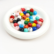 彩色烤漆金属铃铛钥匙扣创意挂件糖果色铃铛DIY饰品配件