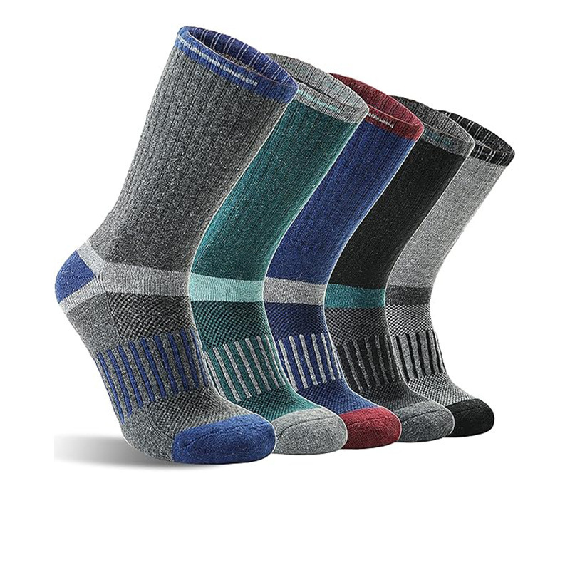 Socks Cross-Border Amazon Temu Shein Tiktok Foreign Trade Towel Bottom Shock-Absorbing Sports Socks Shopee Independent Site