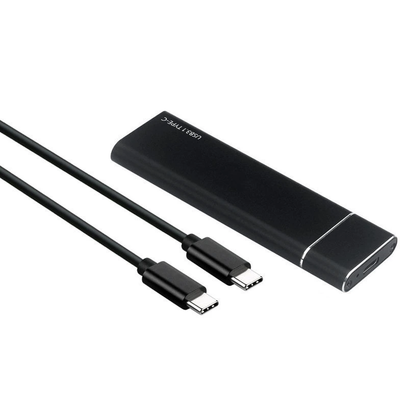 USB3.1 Type-C к SSD SATA M.2 внешний корпус для твердотельного диска, корпус для SATA SSD, переносной жесткий диск
