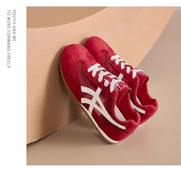 [Todo fósforo no elige 2025 verano retro malla transpirable zapatos de entrenamiento alemán mujer 2025 verano nuevo estilo ligero y versátil