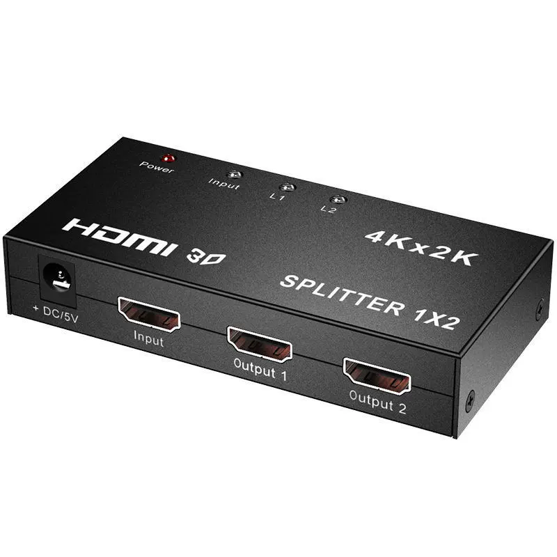 Устройство распределения HDMI 4K, один вход, 1 точка, 2 точки, HDMI HD распределитель 1 в 3D 1080P