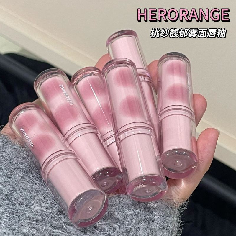 HERORANGE ベルベットソフトミストマットリップグレーズ長持ちし、色褪せしにくい、自然な美白口紅女性のクロスボーダーメイクアップ|undefined