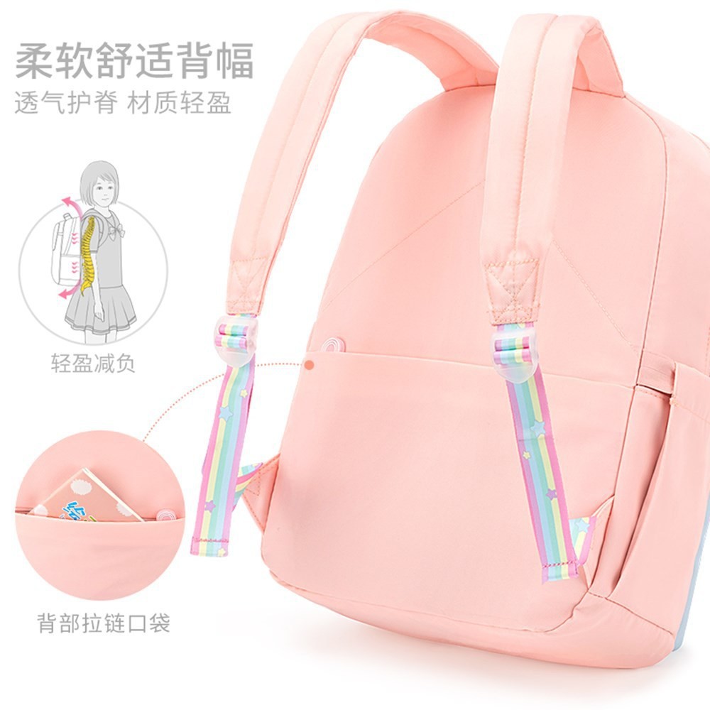 2024 nueva mochila escolar de estudiantes de primaria niñas 1 - 3 - 6 grados niños ultra ligero mochila princesa fábrica al por mayor