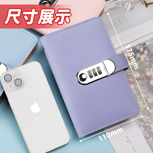 Cross-border spot password lock cash saving book, saving folder, money collection book, cash storage album, cash accounting book
