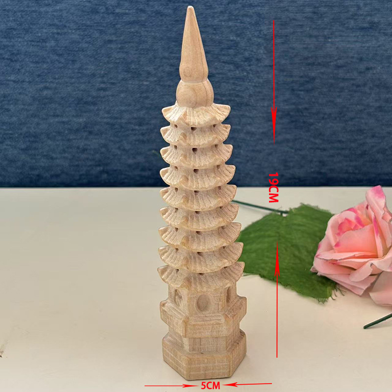 桃の木文昌塔卸売 7 階 9 階 11 階 13 階木彫り工芸品オフィス装飾品文昌塔|undefined