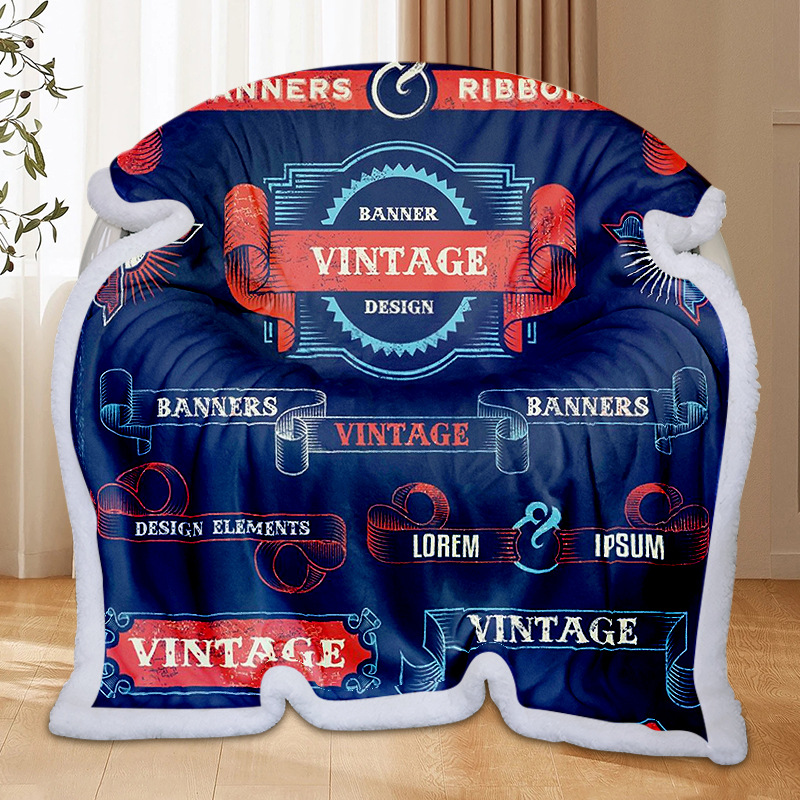 더블 레이어 블루 빈티지