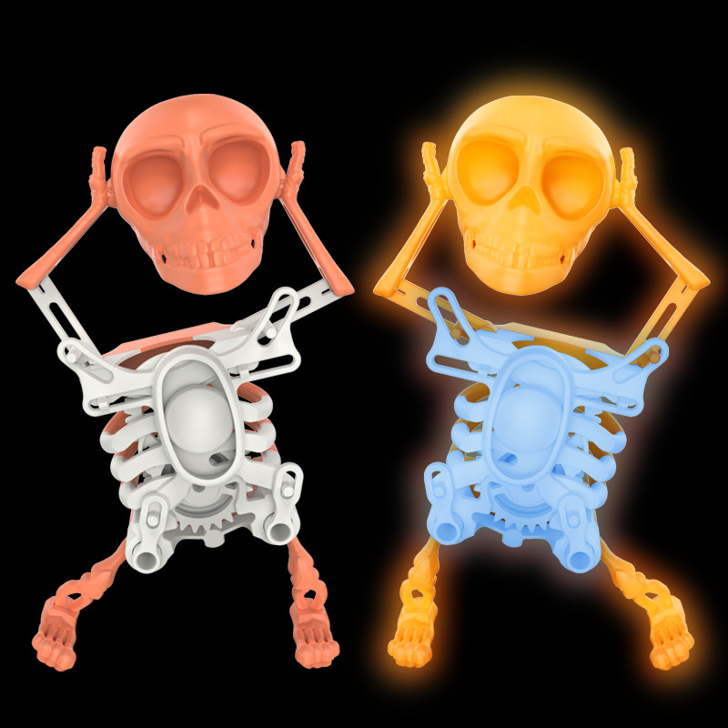 [루미너스 오렌지] 댄싱 스켈레톤 17cm (컬러박스) 가방 필요 자세한 사항은 문의주세요