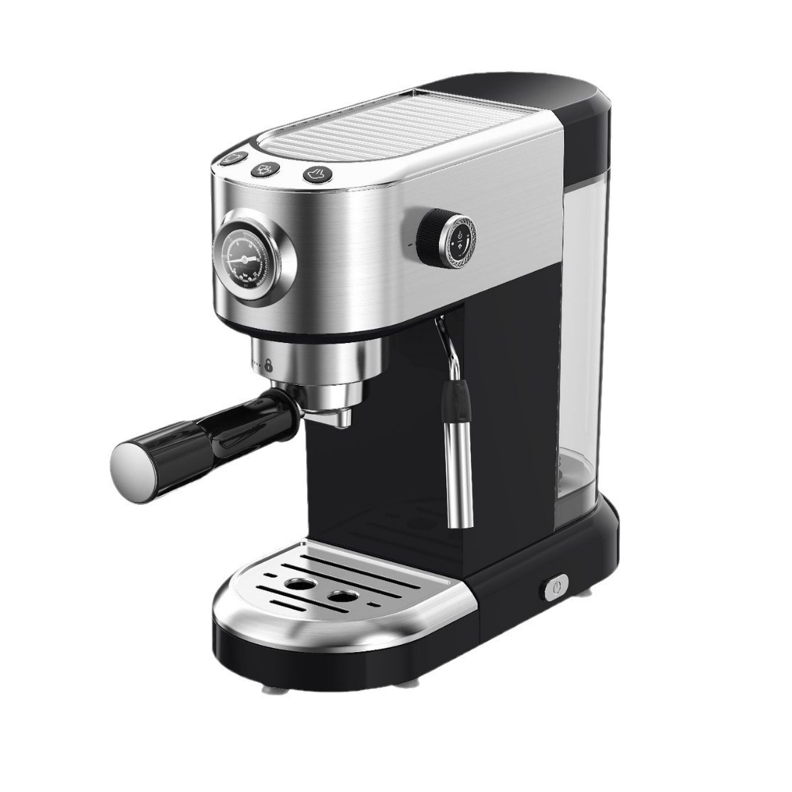 Espumador de Leche con Enchufe Europeo Estándar VDE, Bomba para Máquina de Café Espresso, Estilo Retro Vintage