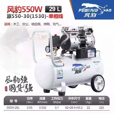 Hava kompressorları Compressor 380V Oil-Free Silent - 550-29l