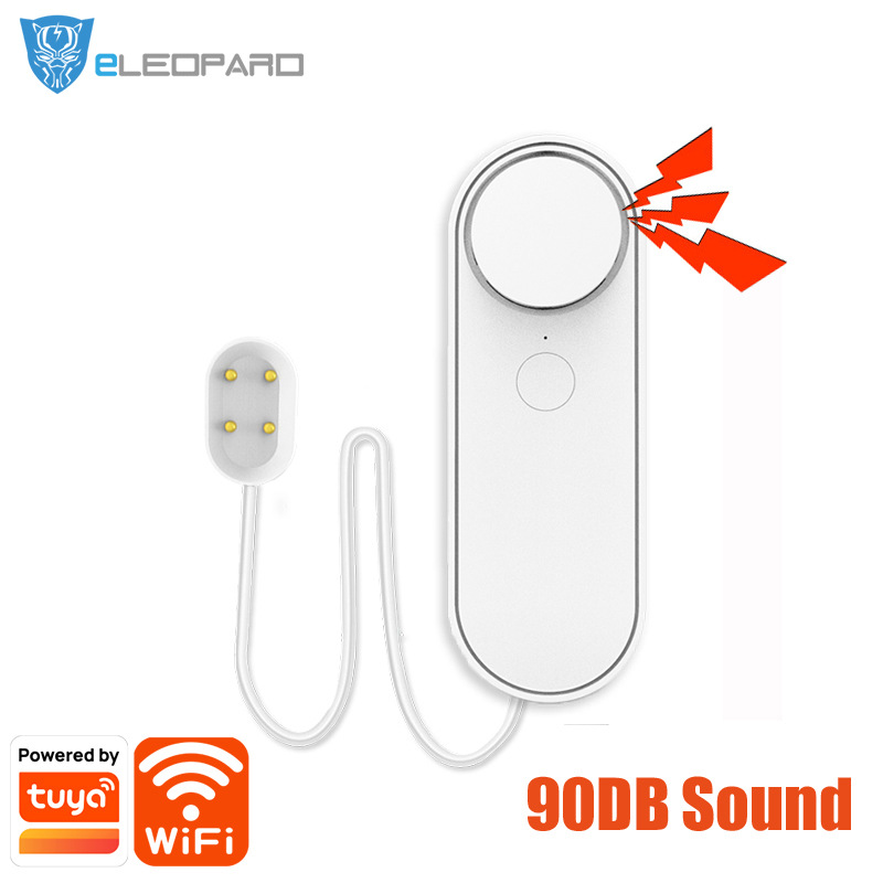 涂鸦智能wifi漏水探测器家用水浸传感器水位声音报警器水浸报警器